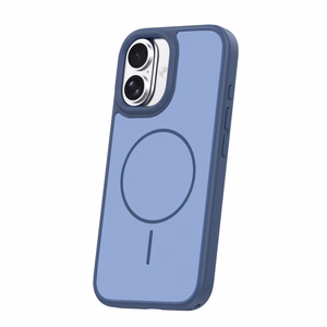 Frame Thin Mag dėklas for iPhone 16 6,1" tamsiai mėlynas