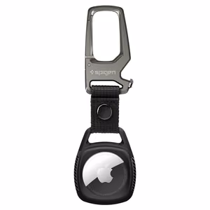 Spigen Rugged Armor dėklas skirtas Apple AirTag - matinis juodas