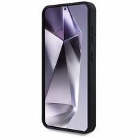 AMG Magnetinis per didelių rombų dėklas telefonui Samsung Galaxy S25 - juodas