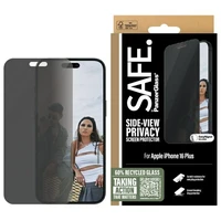 SAFE by PanzerGlass iPhone 16 Plus 6.7" privatumo apsauginis stiklas itin platus SAFEP95877