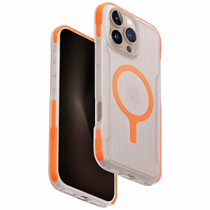 Uniq Combat Active Magclick krovimo dėklas telefonui iPhone 16 Pro Max - oranžinis