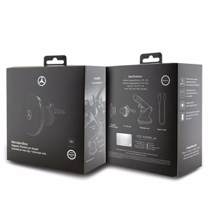 Mercedes MEMWCCK magnetinis laikiklis grotelių/lango juodas/juodas Silver Stars MagSafe