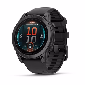 Išmanusis laikrodis Garmin Fenix E 47mm pilkas/juodas