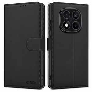 Tech-Protect piniginės dėklas Xiaomi Redmi Note 14 Pro 5G / 14 Pro+ 5G / Poco X7 5G - Matinė juoda