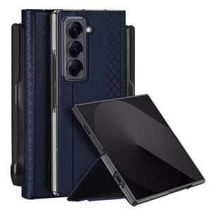 DUX DUCIS dėklas BRIL su rašiklio laikikliu skirtas SAMSUNG Z Fold SE/W25 mėlynas