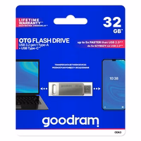 Atmintinė Goodram ODA3 32GB OTG USB 3.0 + Type-C