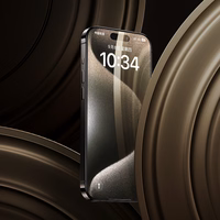 Apsauginis stiklas (m) Benks Arc Shield pilno dengimo iPhone 15 Pro - juodas (m)