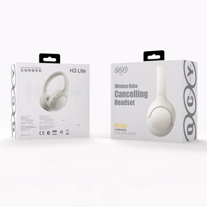 QCY H3 Lite Over-Ear Headphones with ANC and Bluetooth 5.3 - White