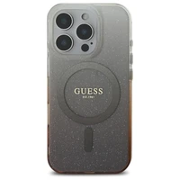 Guess IML Blizgučių gradientas Magnetinis dėklas telefonui iPhone 16 Pro - rudas