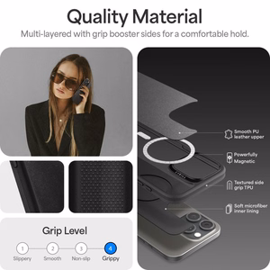 Spigen Cyrill Classic Charm Magnetinis dėklas iPhone 16 Pro Max - juodas