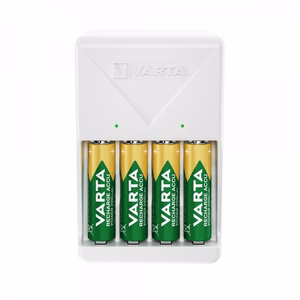 VARTA KIŠTUKINIS ĮKROVIKLIS 57657 + 4 x įkraunama baterija R6 (AA) 2100mAh