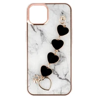 Trendo dėklas telefonui iPhone 15 dizainas 6 baltas