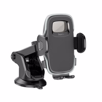 HOCO automobilinis laikiklis priekinio stiklo / centrinės konsolės H15 tamsios nakties juodas