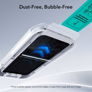 ESR UltraFit Apsauginio stiklo 2 vnt. rinkinys skirtas iPhone 17 Pro – skaidrus