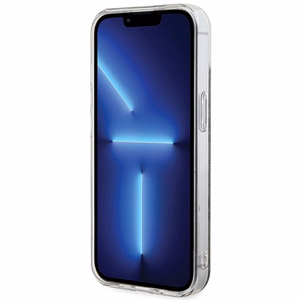 Guess IML 4G magnetinis dėklas telefonui iPhone 15 Plus - rudas
