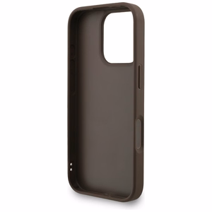 Guess 4G Strap 4G Classic Logo dėklas telefonui iPhone 16 Pro - ruda