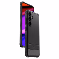 Spigen Rugged Armor dėklas telefonui Samsung Galaxy S24 - matinė juoda