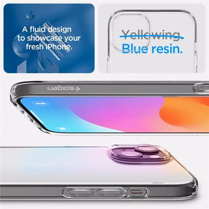 Spigen Crystal Flex dėklas telefonui iPhone 15 Plus - skaidrus