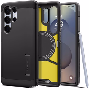Spigen Tough Armor Magnetinis dėklas telefonui Samsung Galaxy S25 Ultra - juodas