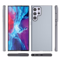 Itin skaidrus gelinis dėklas 0,5mm Samsung Galaxy S22 Ultra skaidrus