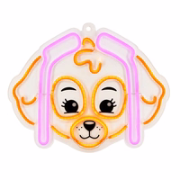 Hanging neon LED Paw Patrol on plexiglass - Skye OW-130546