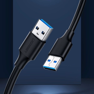 Ugreen laidas USB 2.0 (kištukas) - USB 2.0 (kištukas) 1 m juodas (US128 10309)