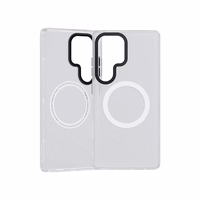 Benks magnetinis Lucid Armor dėklas (0045) Samsung Galaxy S25 Plus Ultra telefonui, baltas