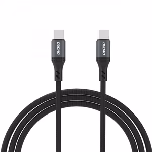 Dudao L3CC Плетёный кабель USB-C - USB-C 60W 1.2m - чёрный
