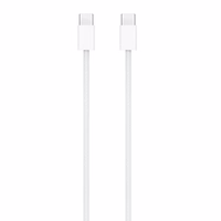 APPLE A2795 pintas laidas USB-C TO USB-C 60W 1M baltas be dėžutės
