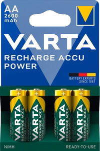 VARTA rechrgeable battery R6 (AA) 2600mAh Accu Power 4 pcs