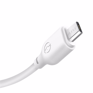 XO NB103 USB-A laidas „3 viename“ su Lightning, USB-C ir Micro-USB jungtimis, 1 m, 2,1 A – baltas