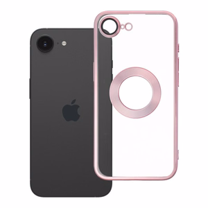 Чехол для iPhone 16e (SE 4 2025) / 17e Glam пудровый розовый