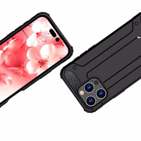 Hybrid Armor dėklas telefonui iPhone 16 Pro - juodas