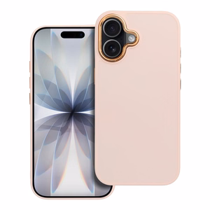 FRAME dėklas telefonui IPHONE 17 švelniai rožinis