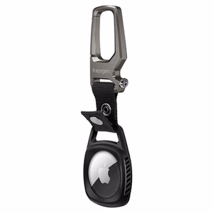 Spigen Rugged Armor dėklas skirtas Apple AirTag - matinis juodas