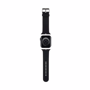 Karl Lagerfeld 3D Rubber Karl Head dirželis, skirtas Apple Watch 42 / 44 / 45 / 49 mm, juodas