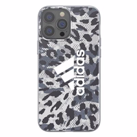 Adidas OR SnapCase Leopard dėklas telefonui iPhone 13 Pro Max - pilkas