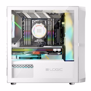 Logic PORTOS ARGB MINI USB 3.0 kompiuterio korpusas, baltas