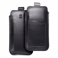 ROYAL - Odinė universali diržo kišenė / juoda - Dydis XL - IPHONE 11 / 12 / 13 / SAMSUNG S7 EDGE