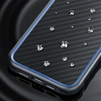 Rock Kevlar serijos Aramido pluošto dėklas Iphone 15 Pro Max juodas