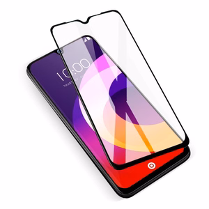 5D Pilno klijų keramikinis stiklas - Samsung Galaxy S22 Ultra juodas