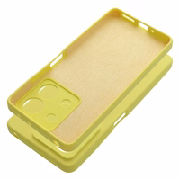 Silikoninis dėklas 2mm XIAOMI REDMI NOTE 13 5G citrininis