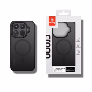 Чехол Crong Hybrid Matte Magnetic MagSafe для Xiaomi 15T Pro, чёрный