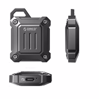 "Orico XAM2 M.2 2230 USB-C 3.2 taktinė sustiprinta diskų įkrova - juoda