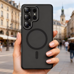 Tech-Protect MagCam MagSafe Dėklas for Samsung Galaxy S26 Ultra - Matinis juodas