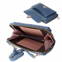 Megztas krepšys telefonui GCW06 mėlynas