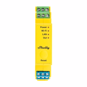 Shelly RGBWW Pro WiFi 5 kanalų DIN bėgio apšvietimo valdiklis