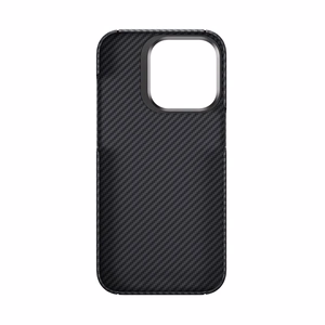Benks Magnetinis Armor Air Kevlar dėklas telefonui iPhone 15 Plus su metaliniu rėmu 600D (m) - juodas