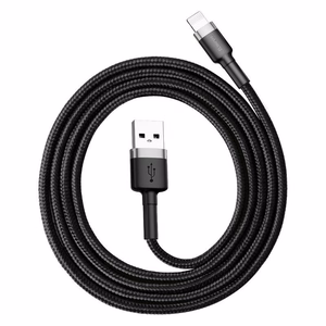 Baseus Cafule 1 m Juoda, Pilka