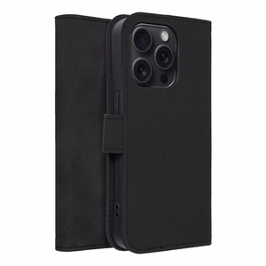 TENDER knygos dėklas telefonui IPHONE 15 Pro juodas